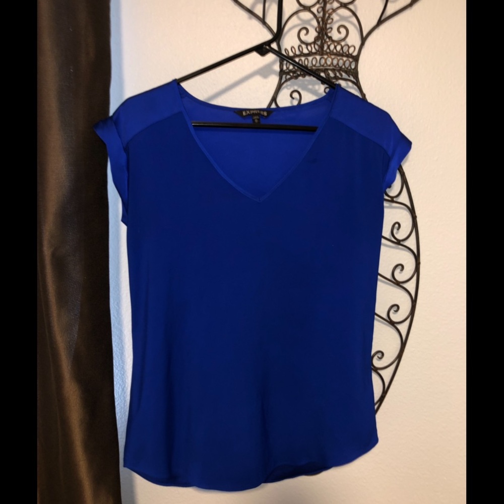 Express Royal Blue blouse